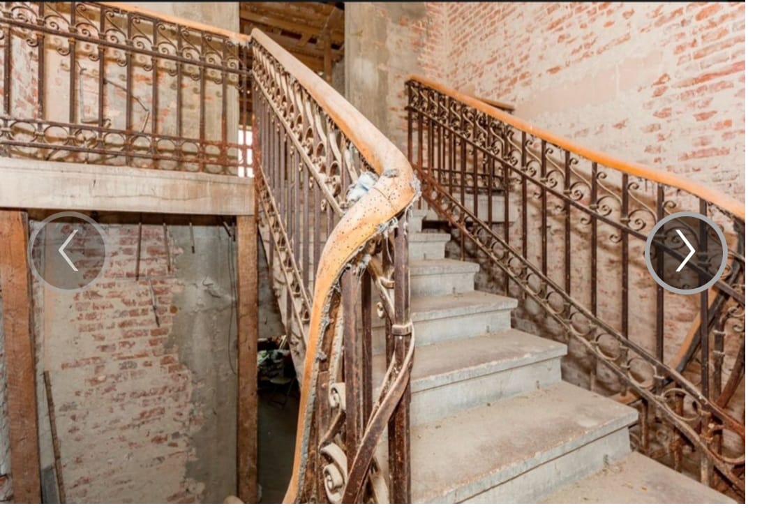 Original Wrought Iron Staircase